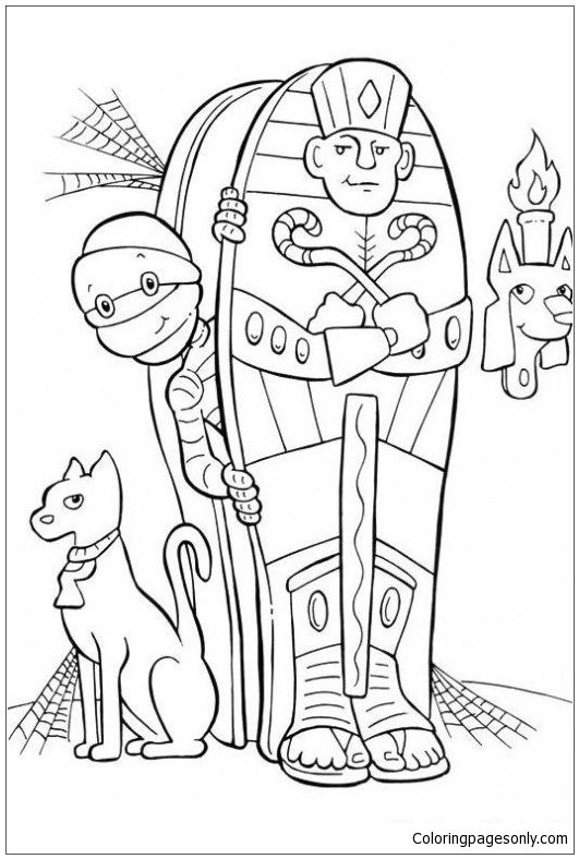 531x788 Mummy Coloring Pages Mummy Halloween Coloring Page Http