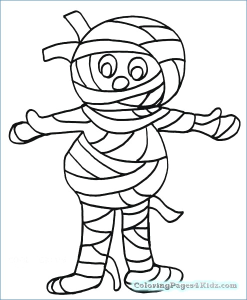 Halloween Mummy Coloring Pages at GetDrawings | Free download