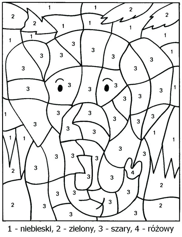 600x780 Coloring Pages With Numbers For Preschoolers Color