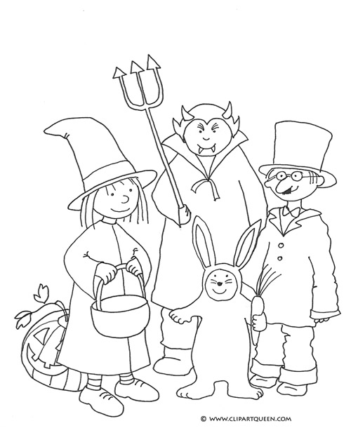 510x620 Halloween Coloring Pages