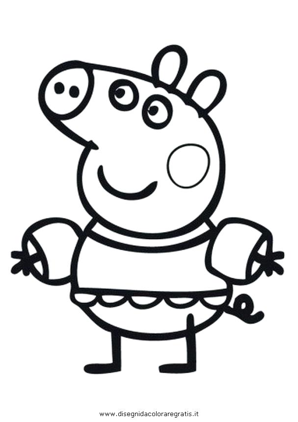 607x860 Peppa Pig Halloween Para Colorear Explore Pig Party Pig Coloring