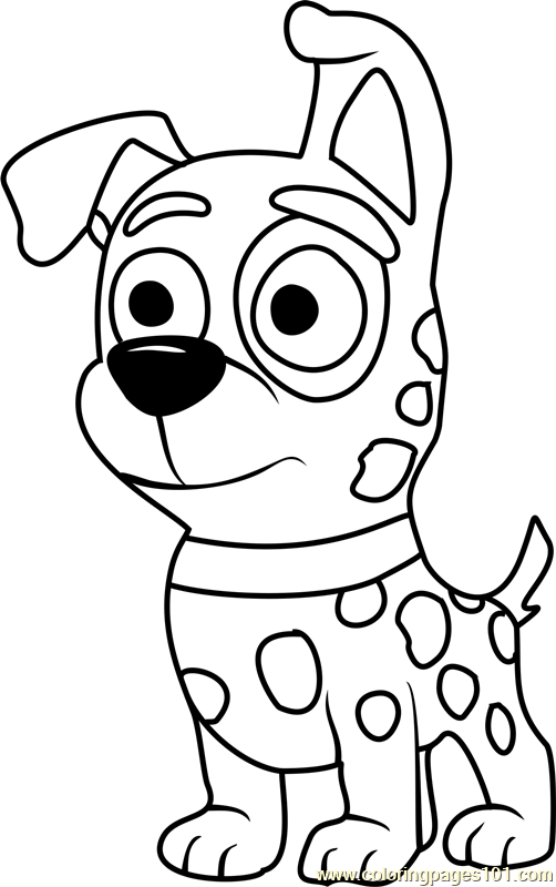 502x800 Pound Puppies Patches Coloring Page