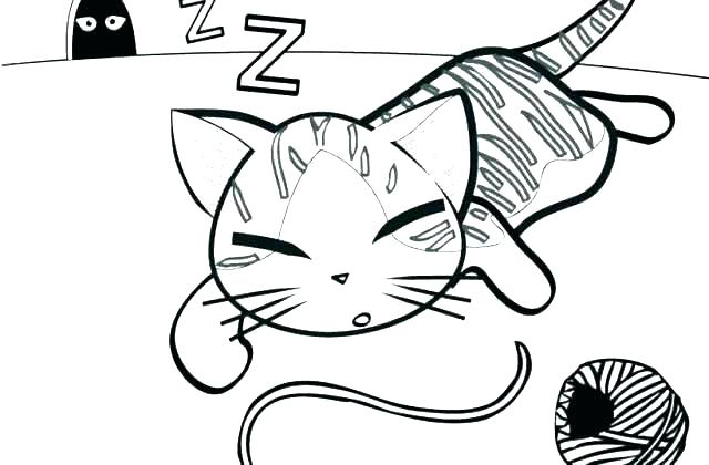 640x420 Printable Coloring Pages Of Cats Deepart