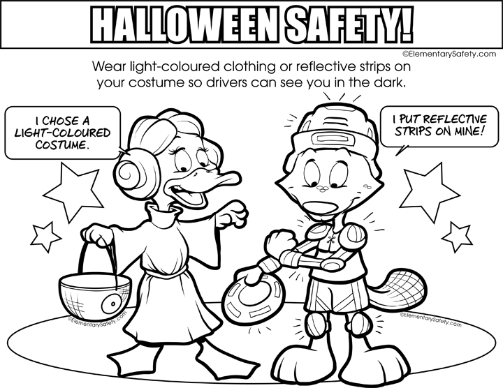 720x556 Halloween Safety Coloring Pages Coloring Halloween Safety Download