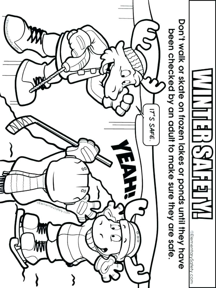 750x1000 Safety Coloring Pages