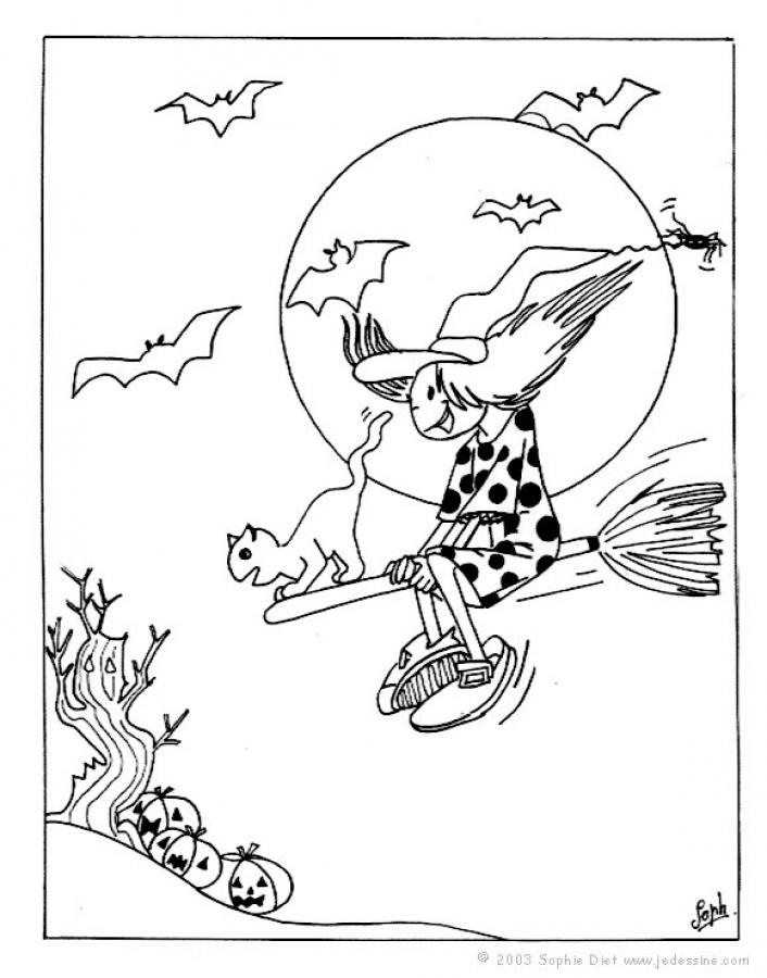 706x900 Halloween Coloring Pages