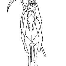 220x220 Skeleton Coloring Pages