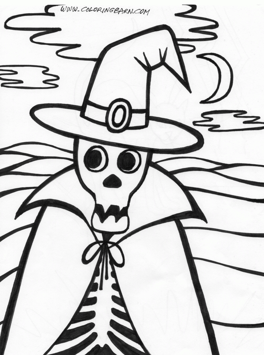 1000x1342 Skeleton Coloring Page Luxury Scary Skeleton Coloring Pages