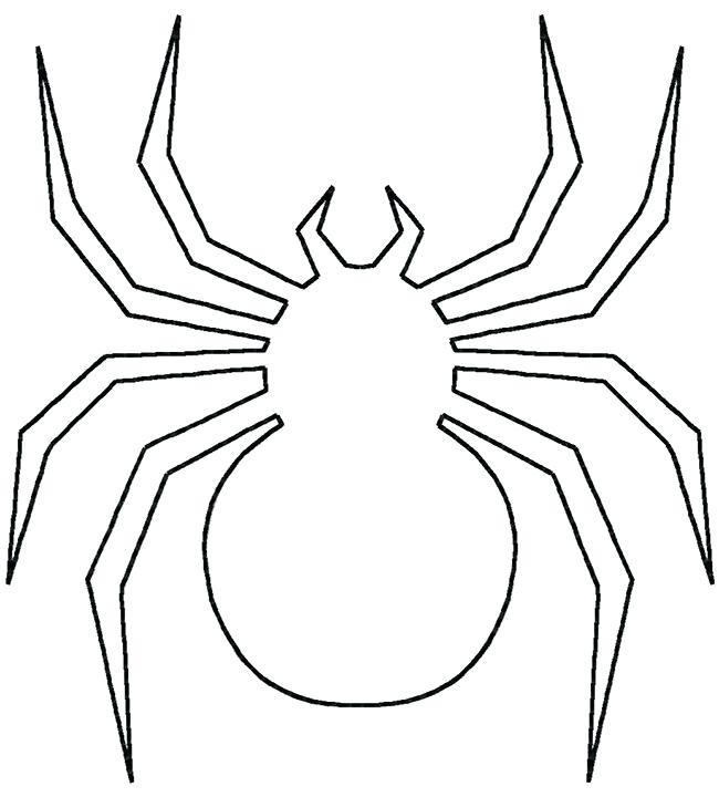 650x720 Halloween Spider Coloring Pages Download Halloween Spider Coloring