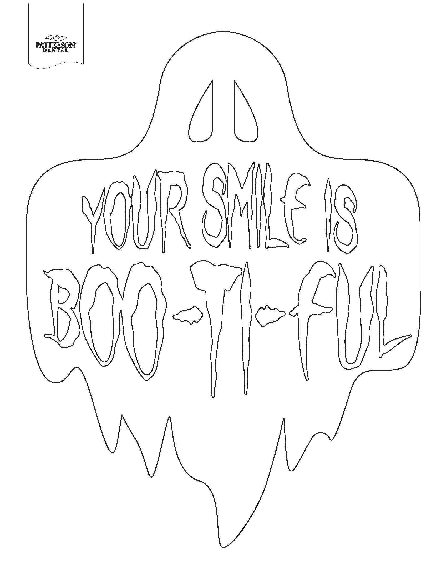 1700x2200 Halloween Coloring Pages Pumpkin Luxury Diy Dental Themed Pun