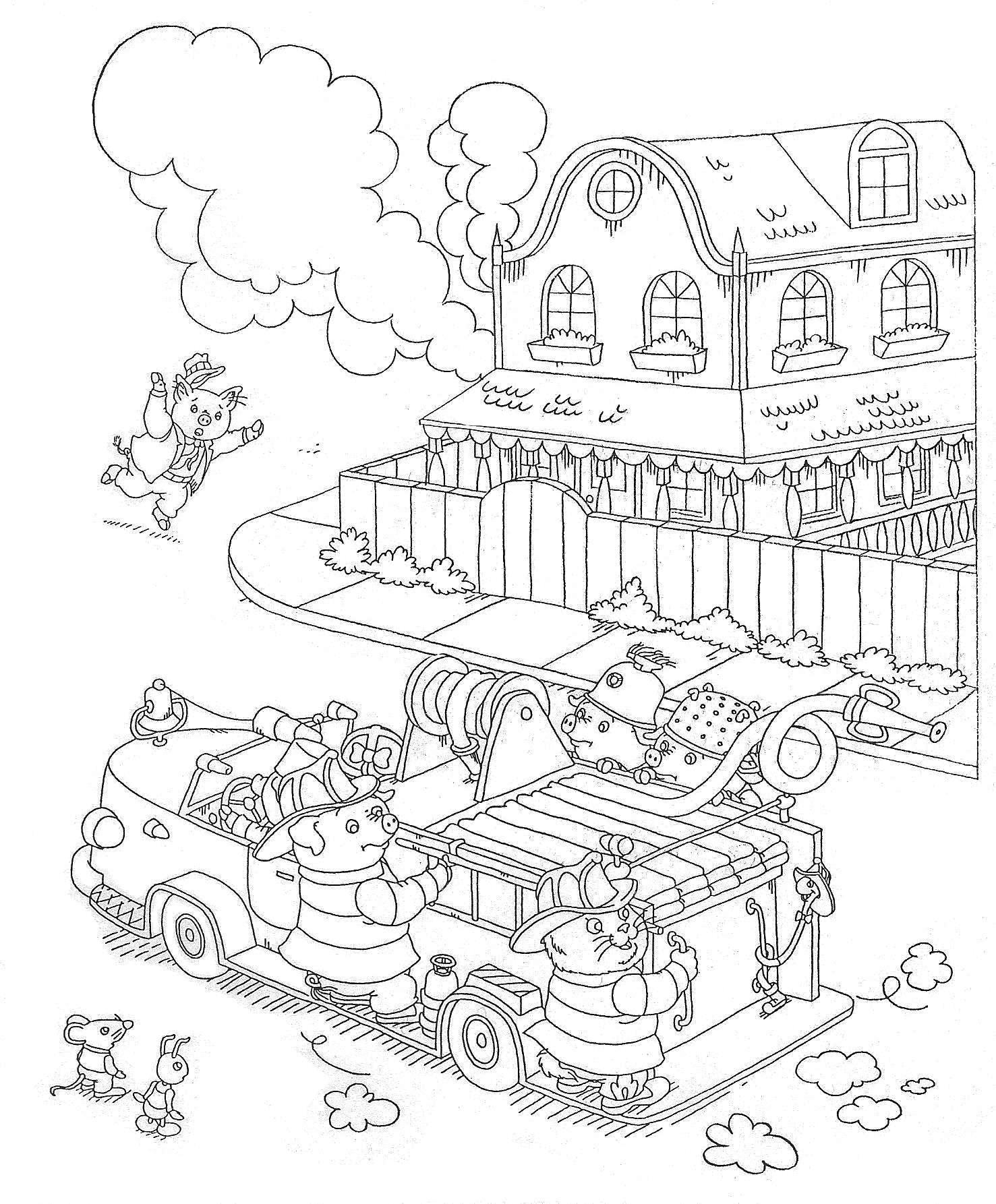 1477x1786 Coloring Town Coloring Page