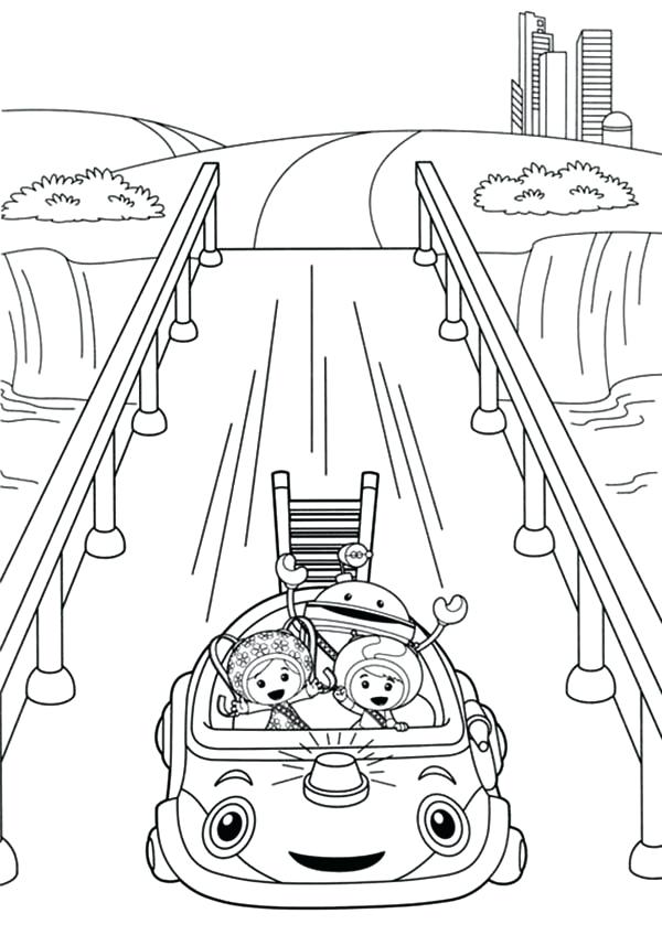 600x848 Town Coloring Page Handy And Friends Around The Town Coloring Page