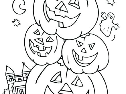 440x330 Spooky Halloween Coloring Pages Spooky Monsters Coloring Pages