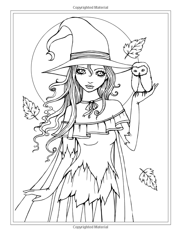 600x776 Vampire Coloring Pages Autumn Fantasy Coloring Book Halloween