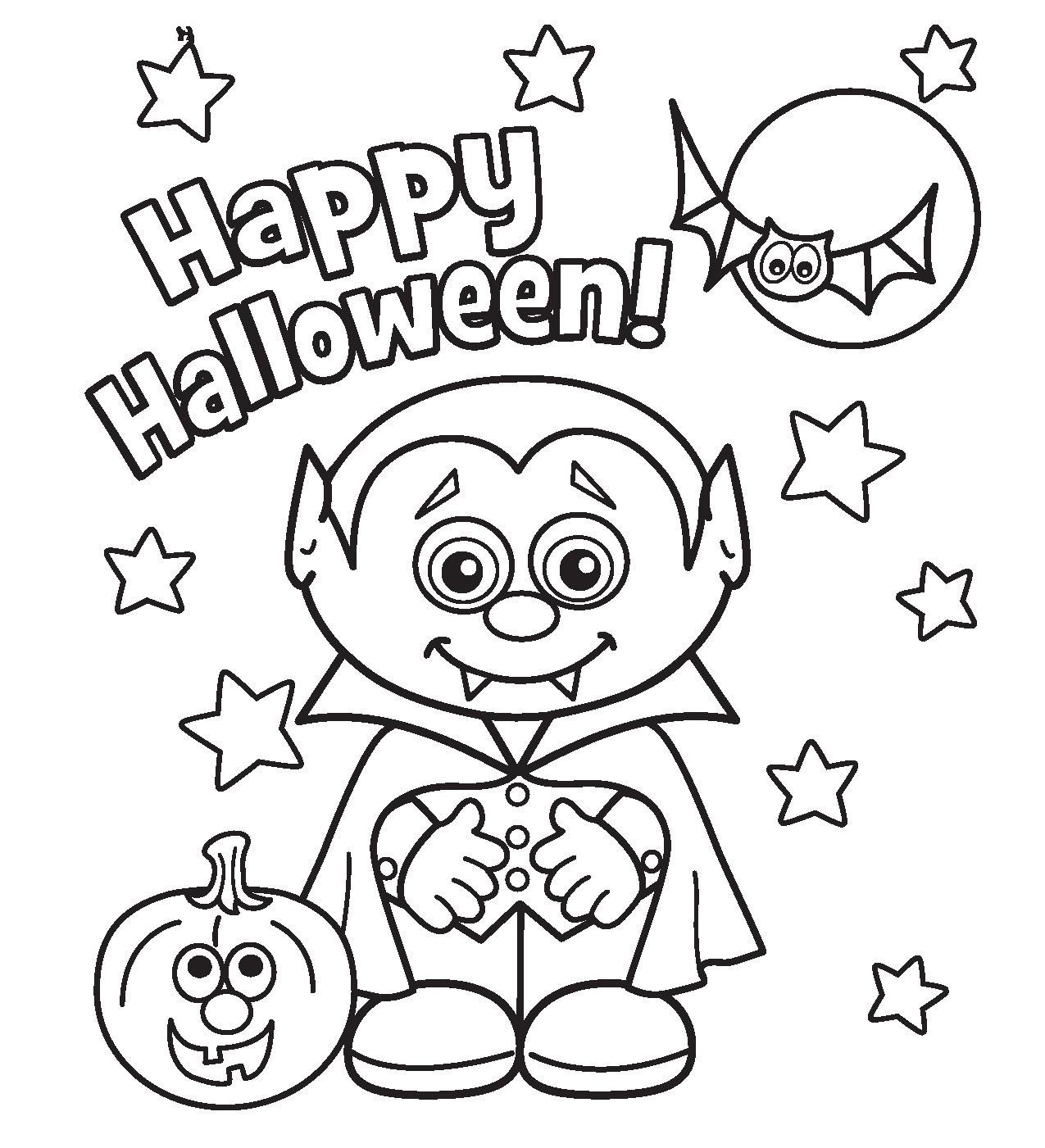 1275x1401 Awesome Halloween Vampire Coloring Pages Printable For Fancy Page