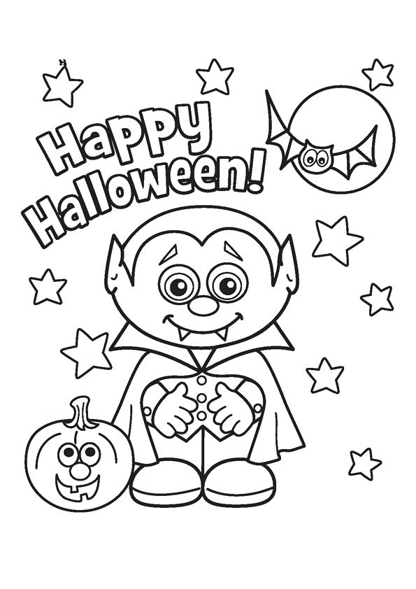 595x842 Halloween Coloring Page Cute Vampire Coloring Pages Printable