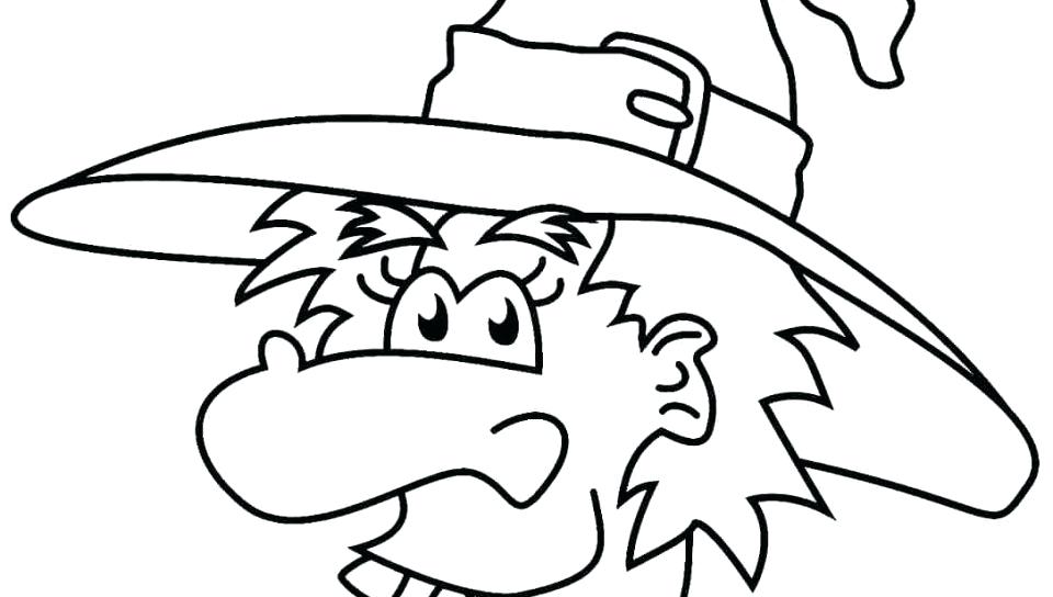 960x544 Halloween Witch Coloring Pages And Witch Hat Coloring Pages