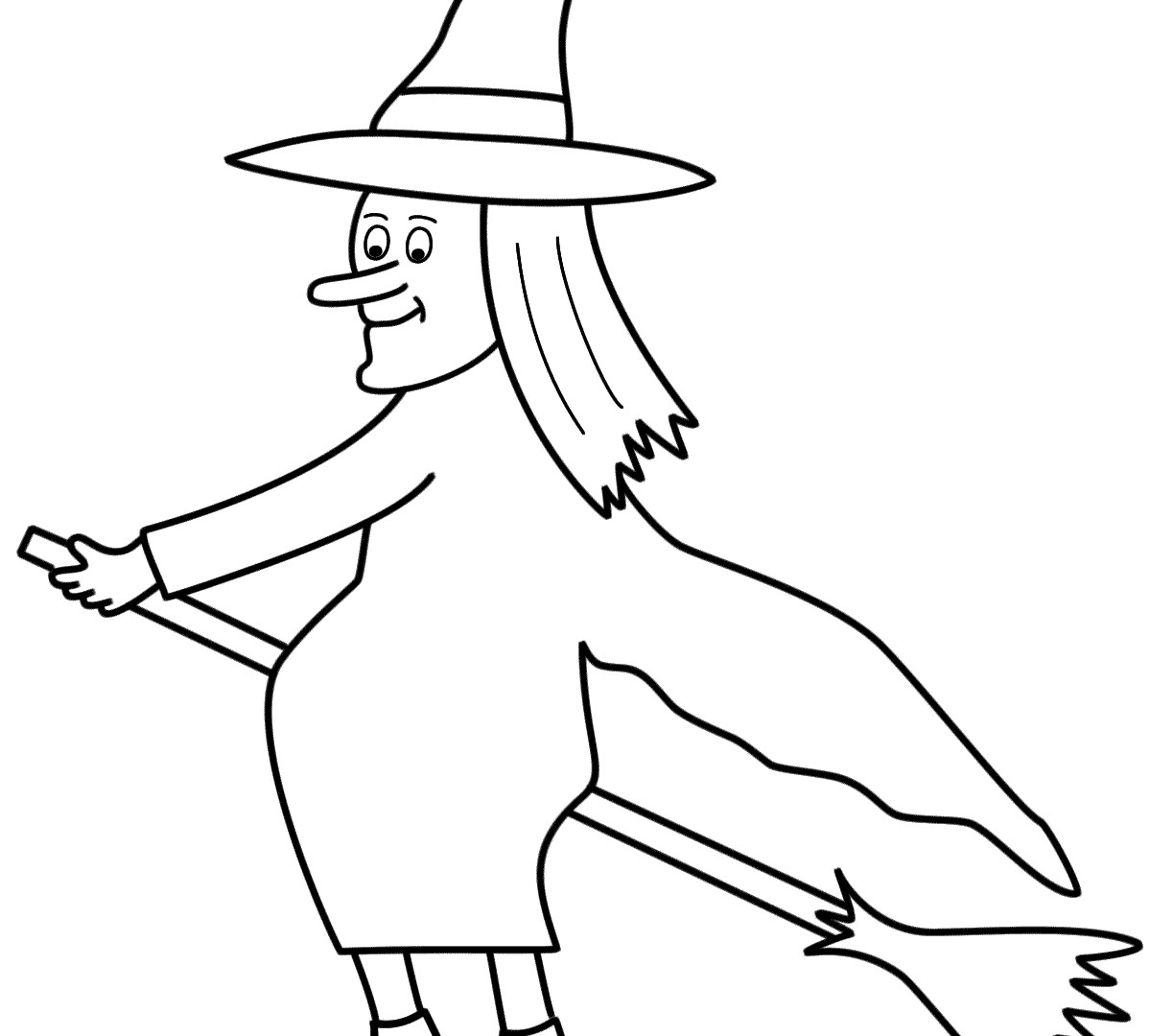 1199x1080 Witch Hat Coloring Page Ultra Pages Unbelievable Witches Tixac