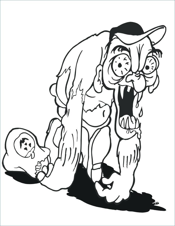 700x905 Halloween Zombie Coloring Pages Demon Wolf Coloring Pages Free