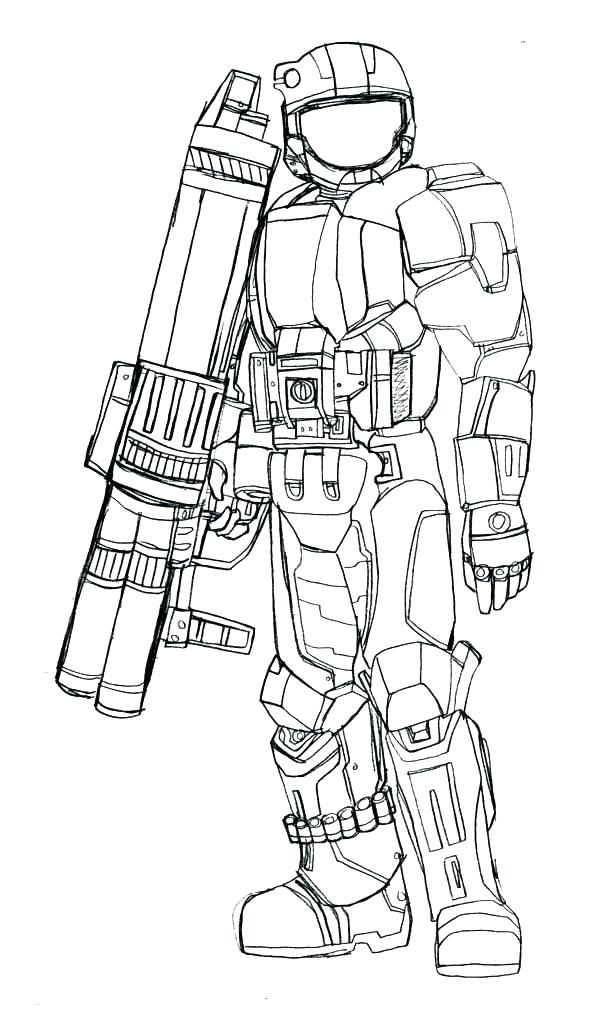 600x1021 Halo Coloring Page Halo Reach Coloring Pages Halo Reach Coloring