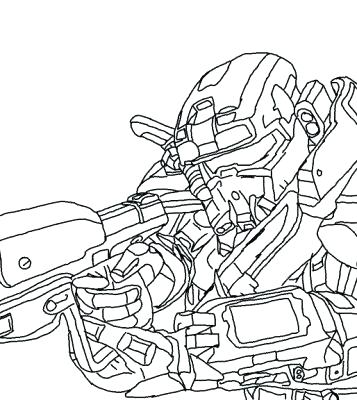 357x400 Printable Halo Coloring Pages For Kids Halo Coloring Pages