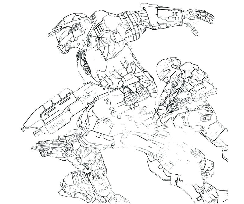 800x667 Halo Coloring Pages To Print Master Chief Coloring Pages Halo