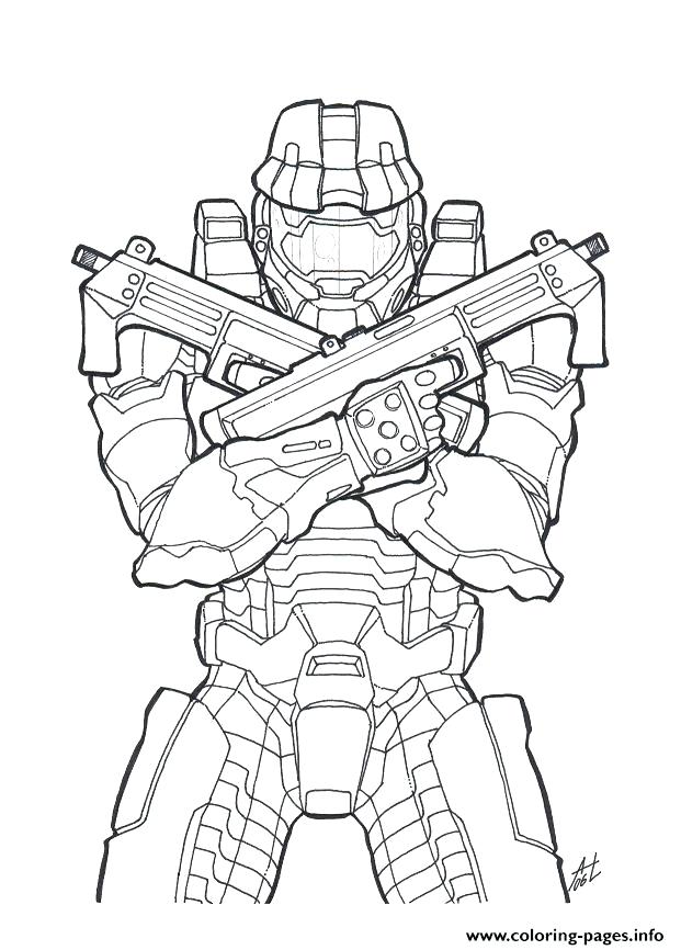 621x866 Halo Pictures To Color Halo Master Chief Coloring Pages Halo