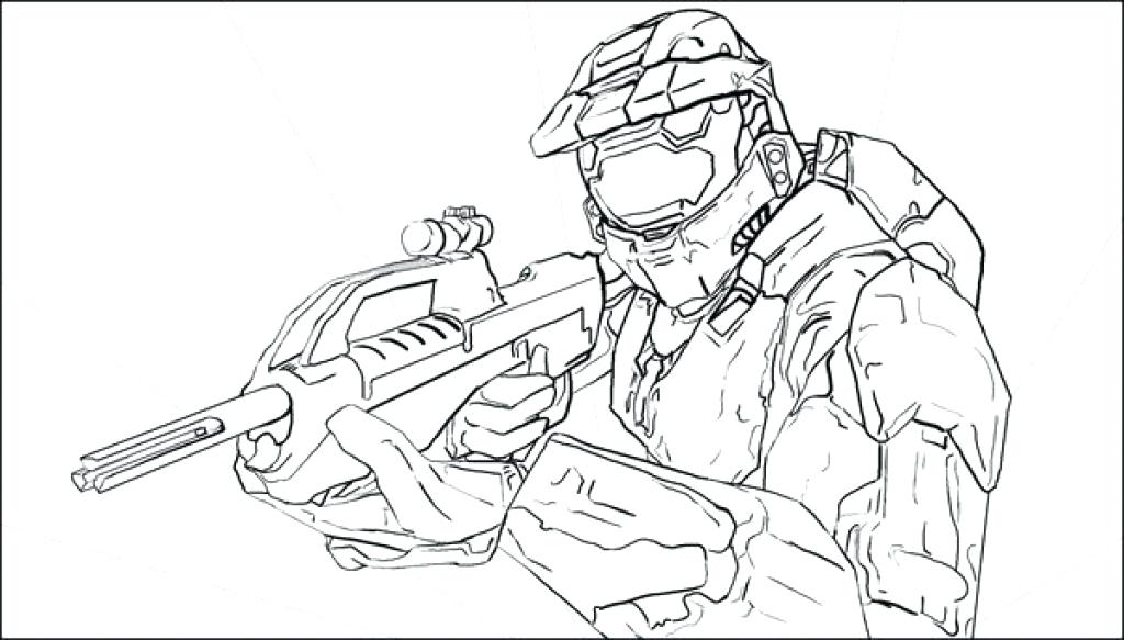 1024x583 Master Chief Coloring Pages