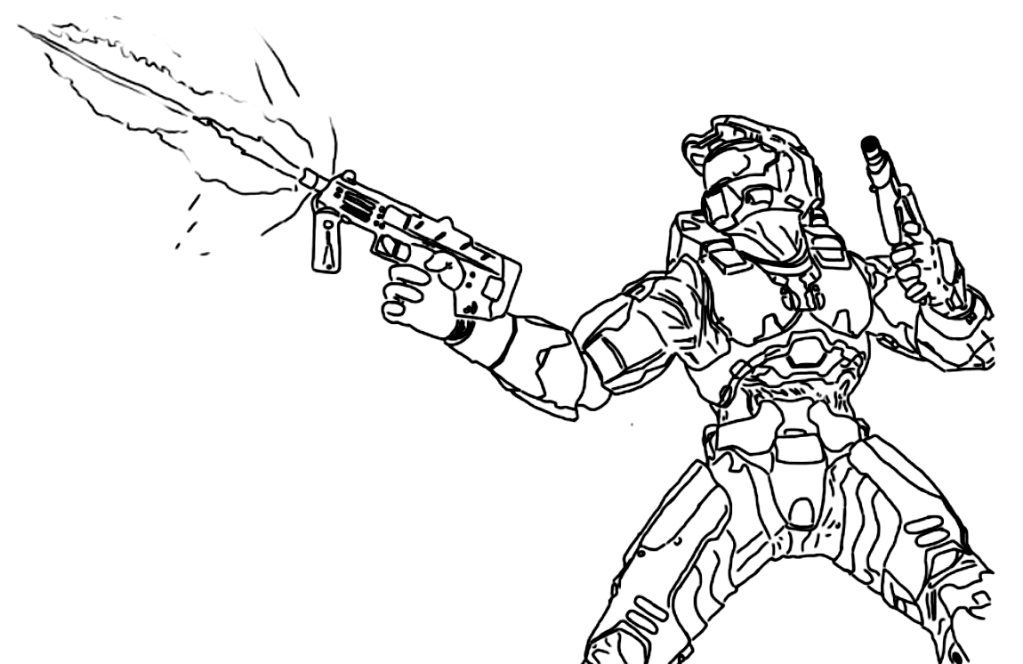 1150x746 Printable Halo Coloring Pages On Halo Coloring Pages On With Hd