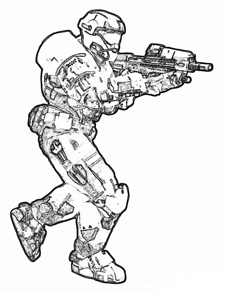 791x1024 Minecraft Halo Coloring Pages Best Of Halo Coloring Pages