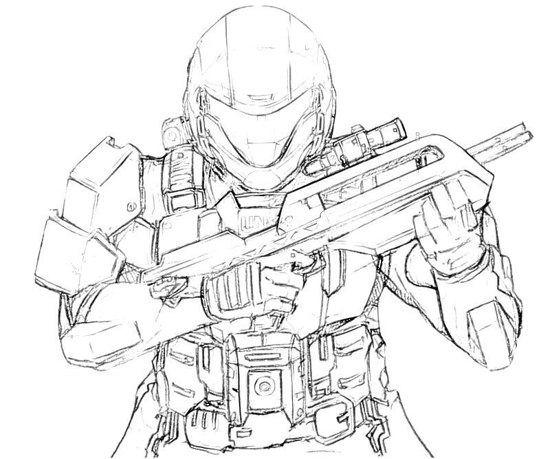 800x667 Halo Spartan Coloring Pages Free Printable Halo Coloring Pages