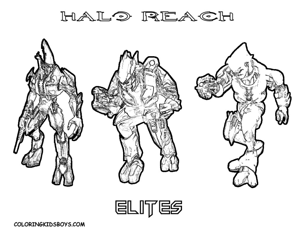 1024x791 Halo Elite Coloring Pages
