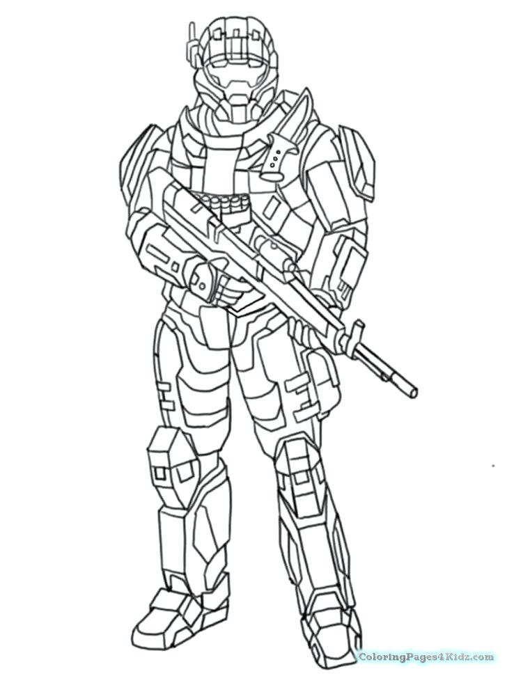 728x971 Halo Coloring Pages