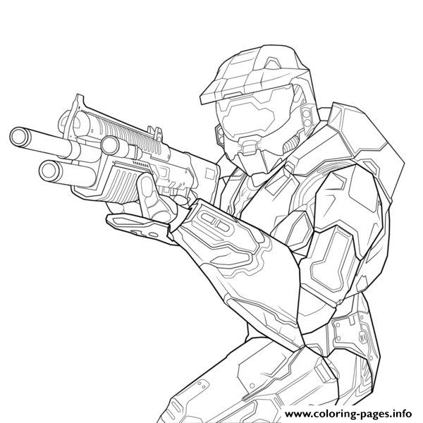 600x600 Halo Helmet Coloring Pages