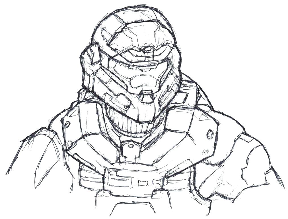 1012x768 Halo Spartan Coloring Pages Carter Helmet Halo Spartan Coloring