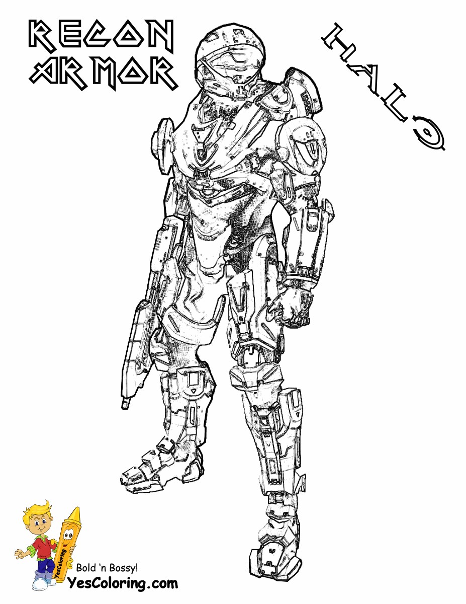 Halo Helmet Coloring Pages at GetDrawings | Free download