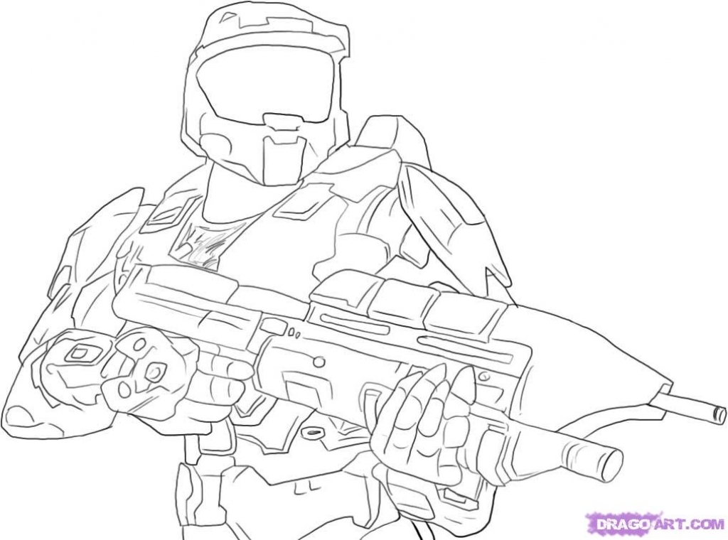 1024x760 Master Chief Coloring Pages Halo Coloring Pages Getcoloringpages