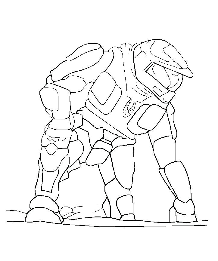 724x868 Halo Master Chief Coloring Pages Halo Coloring Pages And Book Halo