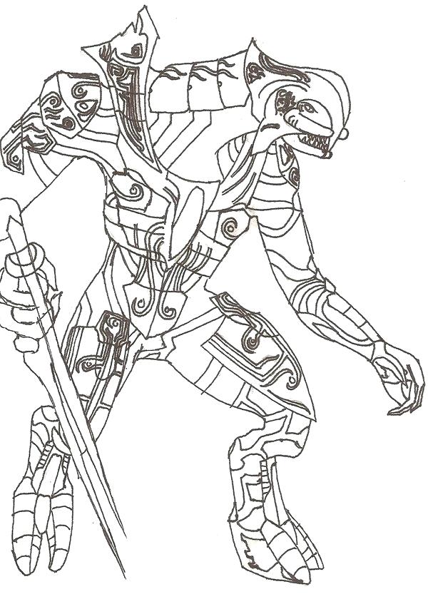 600x833 Halo Coloring Book As Well As Halo Coloring Page Halo Reach