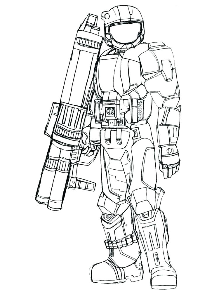 750x1000 Halo Coloring Pages Free
