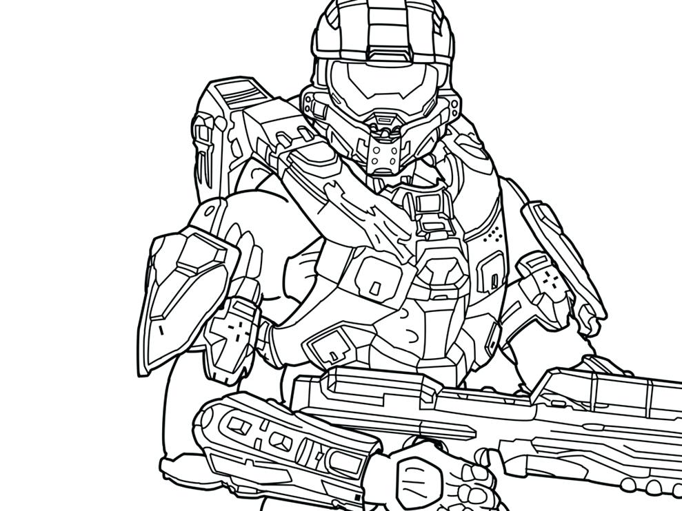 989x742 Halo Coloring Pages To Print
