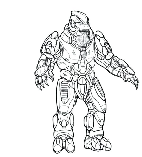 600x663 Spartan Coloring Pages Coloring Pages Of Halo For Kids