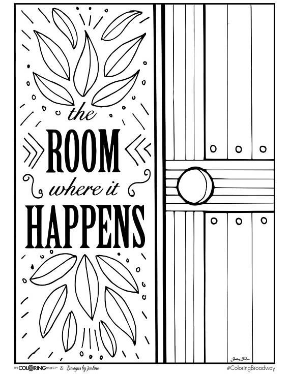 570x738 Best Hamilton Coloring Pages Images On Musical