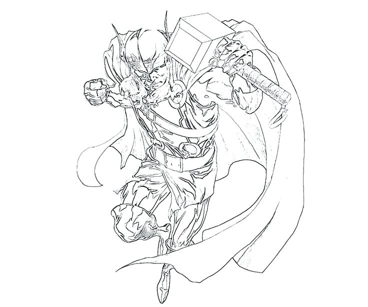736x613 Thor Coloring Page Coloring Page Coloring Pages Printable For Kids