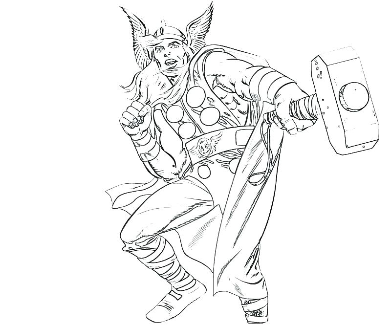 800x667 Thor Coloring Pages Coloring Page Coloring Pages S Hammer Coloring