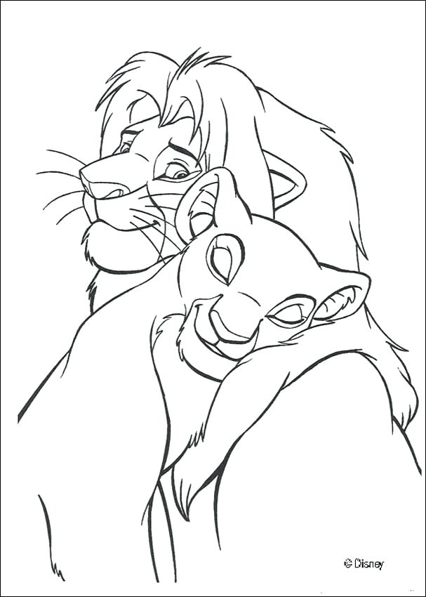 607x850 Lion King Coloring Sheet Lion King Coloring Pages Sleeping