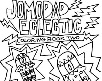 340x270 Hamsa Hand Coloring Etsy