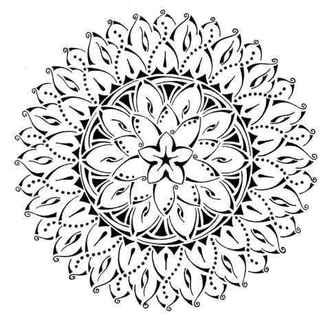 480x475 Tribal Designs Coloring Pages Zentangle Vector Hamsa Hand