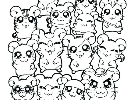 Hamster Coloring Pages at GetDrawings | Free download