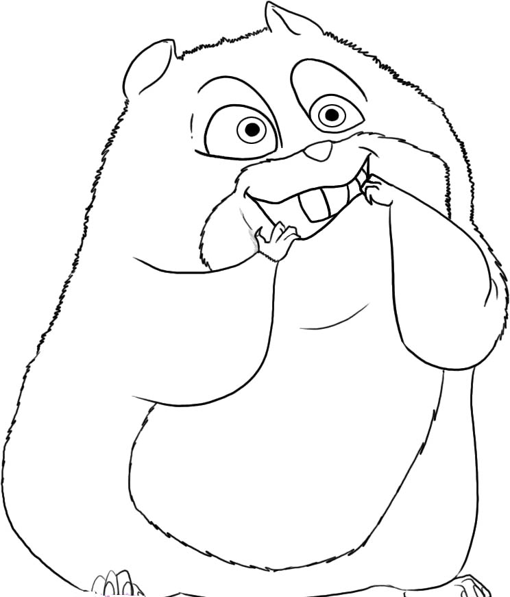 744x871 Hamster Coloring Pages To Download And Print For Free